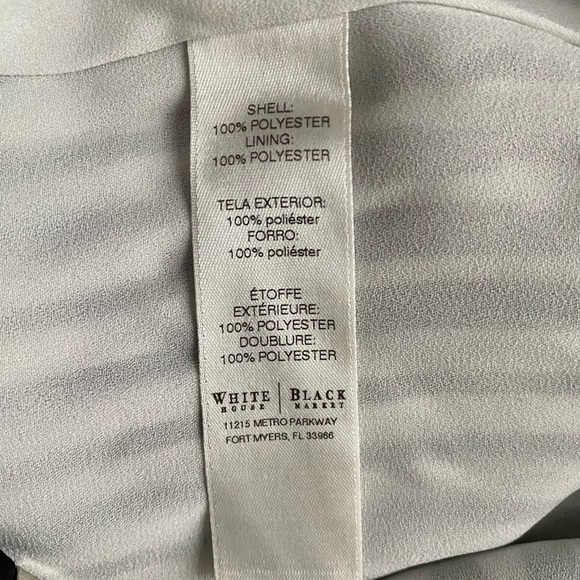 White House Black Market Women’s Sleeveless Striped Split Flowy Maxi Dress Sz 2 - Picture 10 of 11